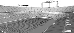 Bank of America Stadium - Carolina Panthers USA 3D model