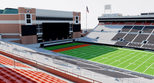 Boone Pickens Stadium - Oklahoma University Stadium USA 3D model