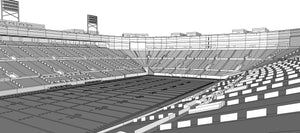 Boone Pickens Stadium - Oklahoma University Stadium USA 3D model