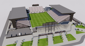 DRV PNK Stadium - New Lockhart Stadium - Inter Miami CF 3D model