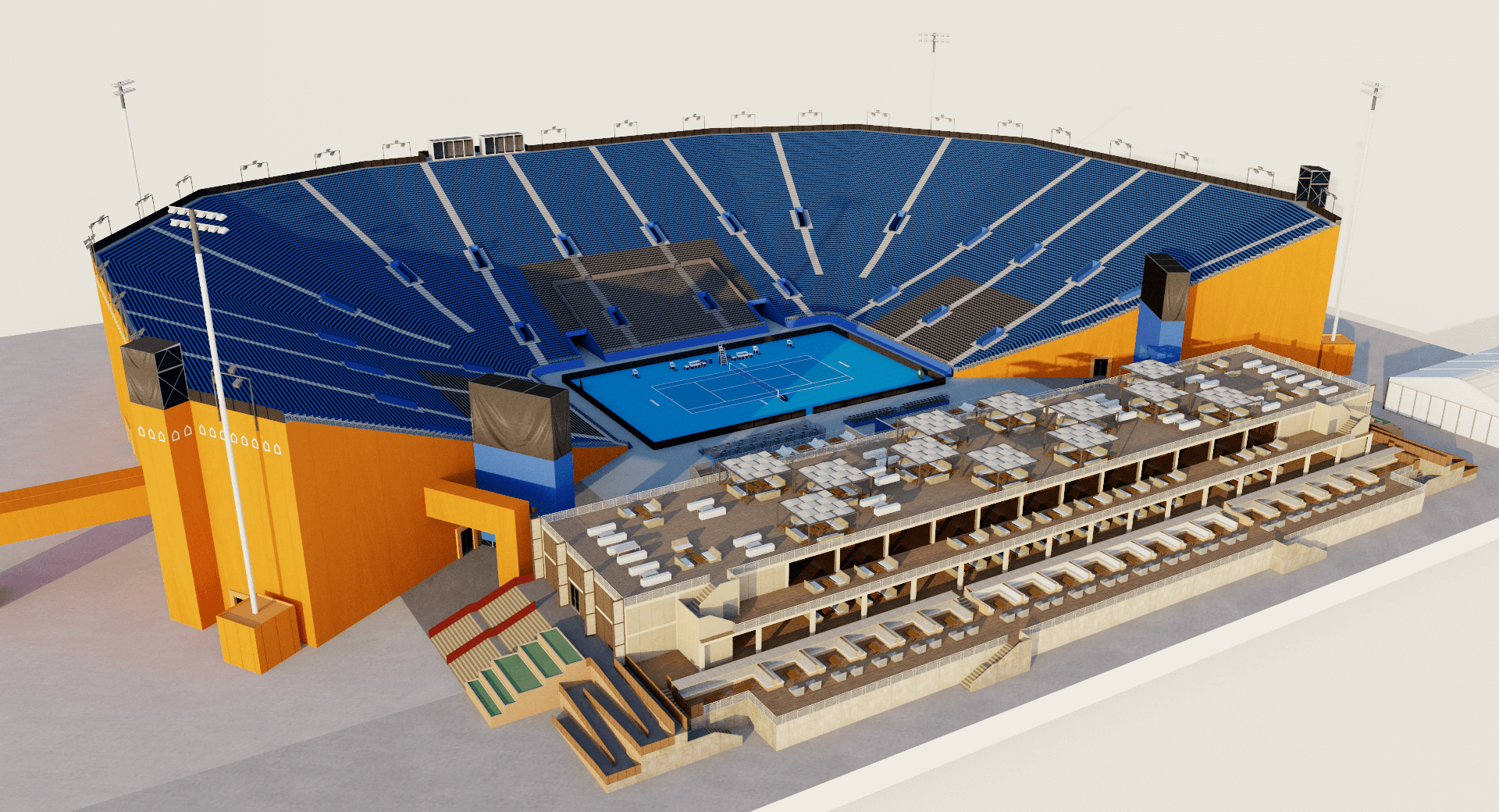 Arena Block Riyadh Diriyah Arena - Riyadh Saudi Arabia 3D model – Genius&Gerry