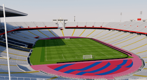 Estadi Olimpic Lluis Companys - Barcelona 2023 3D model