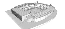 Load image into Gallery viewer, Estadio Dom Alfonso Henriques, Vitoria Guimaraes 3D Model UEFA Stadium
