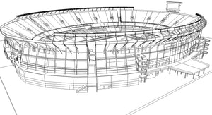 Estadio Monumental - River Plate Buenos Aires Argentina 3D model