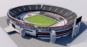 Estadio Monumental - River Plate Buenos Aires Argentina 3D model