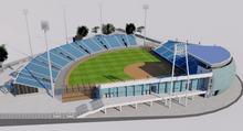 Load image into Gallery viewer, Fengtai_Softball Field Stadium beijing china baseball fx  olympic 3d geniusandgerry

