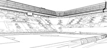 Load image into Gallery viewer, Fritz-Walter-Stadion Kaiserslautern Germany 3d geniusandgerry fussball football soccer deutschland stadion stadium 3d free download
