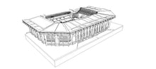 Load image into Gallery viewer, Fritz-Walter-Stadion Kaiserslautern Germany 3d geniusandgerry fussball football soccer deutschland stadion stadium 3d free download
