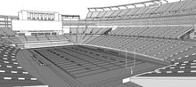 Load image into Gallery viewer, Gillette Stadium 3D model – New England Patriots NFL stadium
