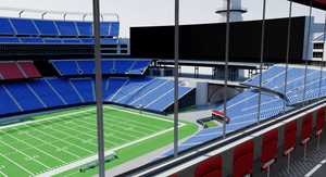 Gillette Stadium 3D model – New England Patriots NFL stadium