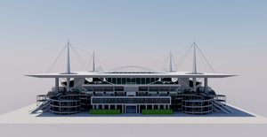 Hard Rock Stadium - Tennis - Miami USA 3D model