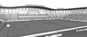 KSU Stadium - Al Awwal Park - Al Nassr FC - Riyadh 3D model