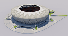 Load image into Gallery viewer, King Abdullah Sports City - Saudi Arabia 3D model
