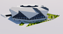 Load image into Gallery viewer, Atlanta Stadium 3D Replica - NFL Retractable Roof Model

