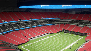 Atlanta Stadium 3D Replica - NFL Retractable Roof Model