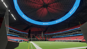 Atlanta Stadium 3D Replica - NFL Retractable Roof Model