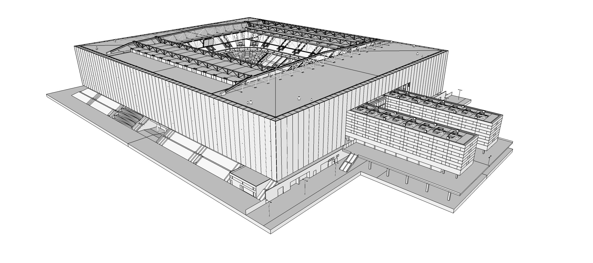 Fortuna Düsseldorf functional building plans - Coliseum