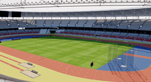Load image into Gallery viewer, National Athletics Centre Budapest Hungary 3D model
