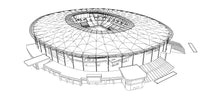 Load image into Gallery viewer, Nu Stadium - Inter Miami - USA 3D model Messi Beckham
