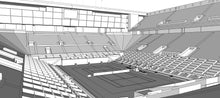 Load image into Gallery viewer, Stade Court Philippe Chatrier - Roland Garros - Paris France 3D model
