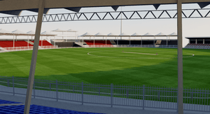 Sharjah Cricket Stadium - UAE 3D model