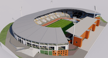 Load image into Gallery viewer, Stade Roi Badouin Brussels belgium 3d geniusandgerry
