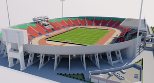sultan qboos sports complex stadium 3D Oman