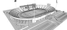 Load image into Gallery viewer, sultan qboos sports complex stadium 3D Oman
