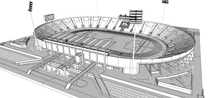 Load image into Gallery viewer, sultan qboos sports complex stadium 3D Oman
