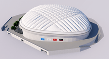 Load image into Gallery viewer, Tokyo Dome Japan 3D Model – Stadium Rendering baseball digital vizrt
