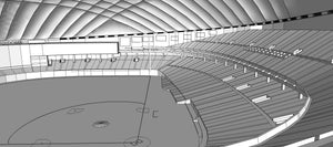 Tokyo Dome Japan 3D Model – Stadium Rendering baseball digital vizrt