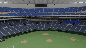 Tokyo Dome Japan 3D Model – Stadium Rendering baseball digital vizrt