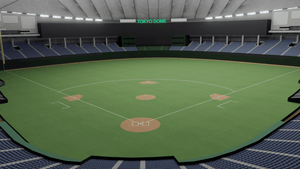 Tokyo Dome Japan 3D Model – Stadium Rendering baseball digital vizrt
