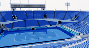 Abu Dhabi International Tennis Centre 3D model
