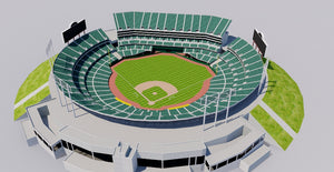 Alameda County Coliseum - Oakland USA 3D model