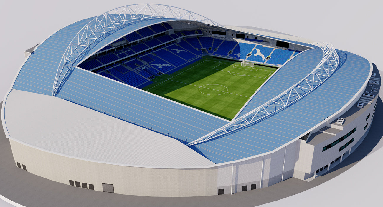 Buy Brighton Amex Stadium Location Print - Football - Pixel8er