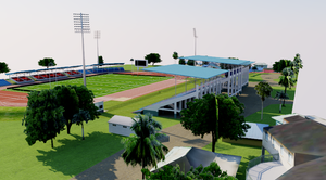 Apia Park Stadium - Samoa 3D model
