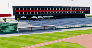Armin Wolf Arena - Germany Baseball 3D model