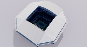Arthur Ashe Stadium - US Open New York 3D model