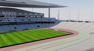 Ataturk Olympic Stadium - Istanbul - Turkey 3D model