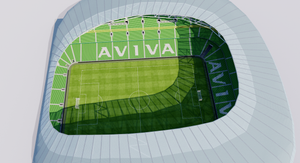 Aviva Stadium - Dublin Ireland 3D model