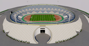 Azadi Stadium - Iran 3D model