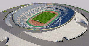 Azadi Stadium - Iran 3D model