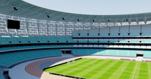 Load image into Gallery viewer, Baku Olympic Stadium - Azerbaijan 3D model
