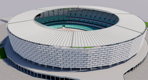 3D model Stade Olympique de Rades - Tunisia VR / AR / low-poly