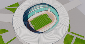 Baku Olympic Stadium - Azerbaijan 3D model