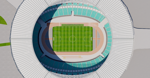Baku Olympic Stadium - Azerbaijan 3D model