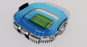 Bank of America Stadium - Carolina Panthers USA 3D model