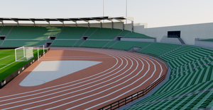 Bislett Stadium - Norway 3D model