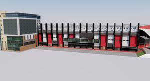 Bramall Lane Stadium - Sheffield England 3D model